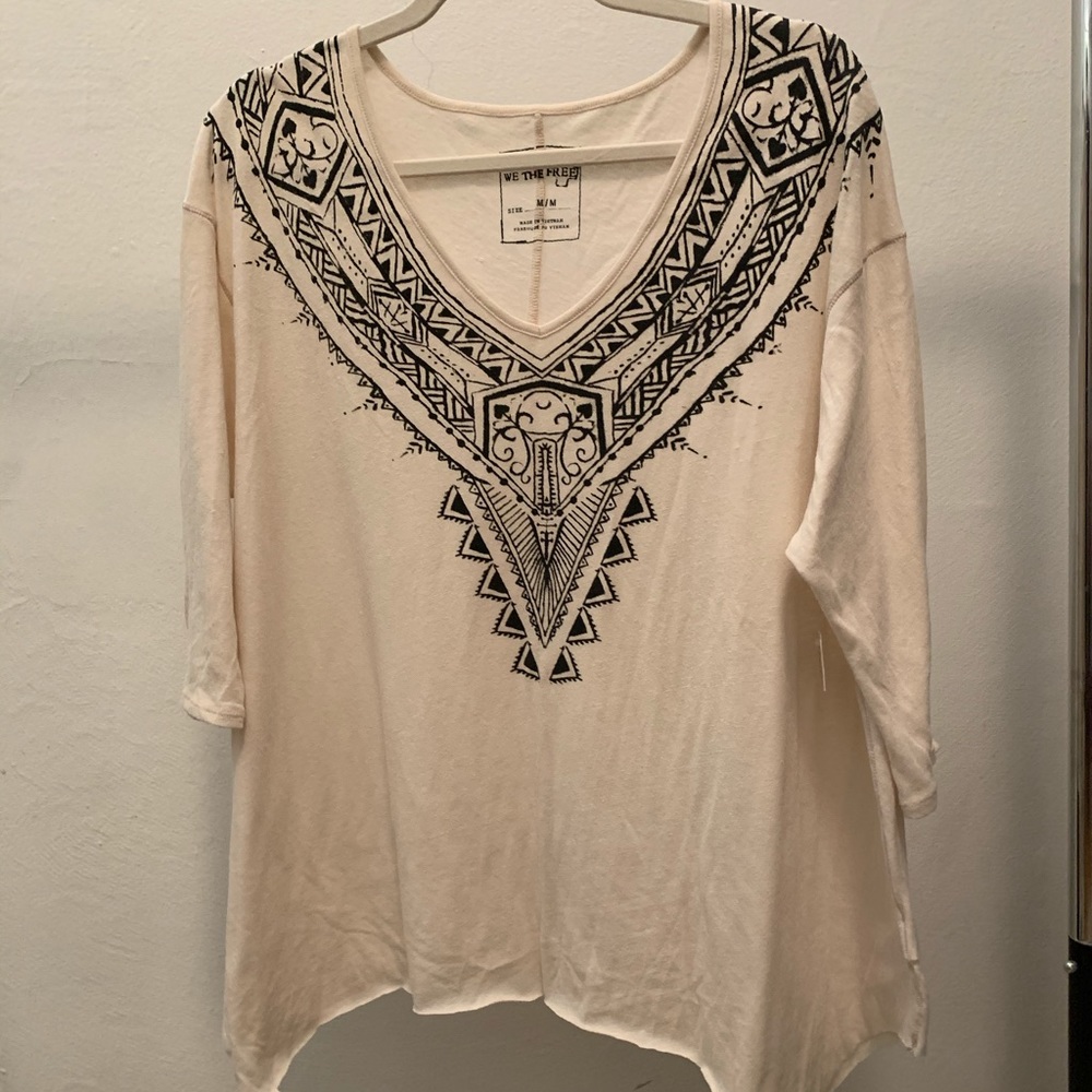 Free people top in ivory